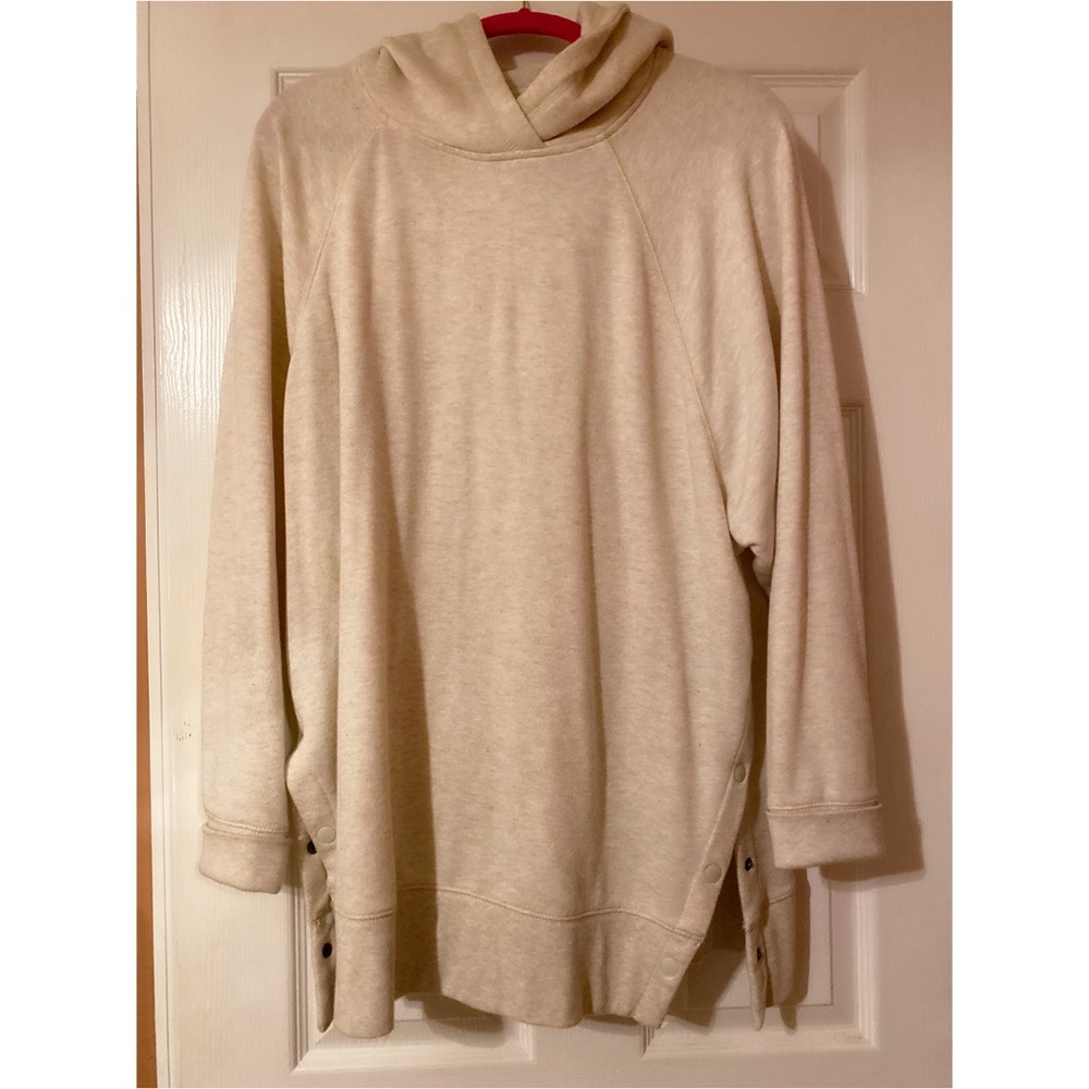 AERIE side snap city hoodie